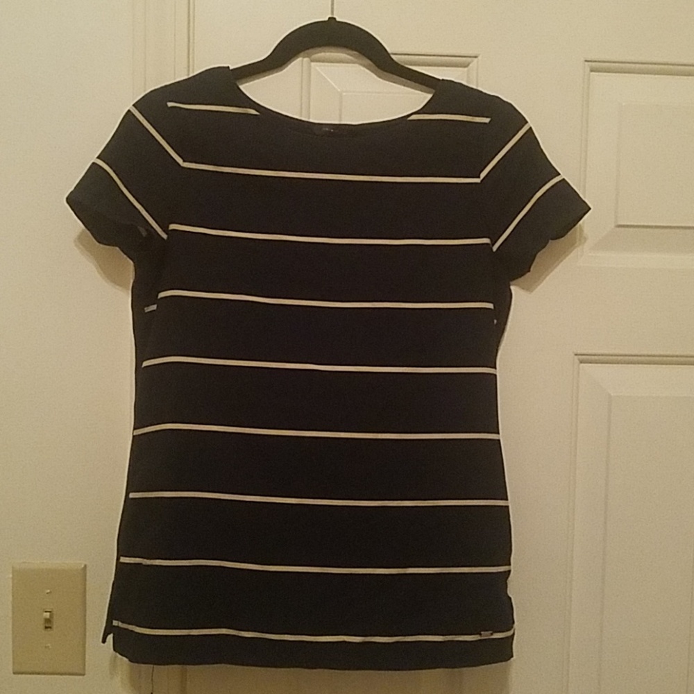 Navy striped t-shirt